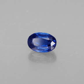 0.68 ct Blue Kyanite Stone, Natural Kyanite in Oval Facet Shape for Sale