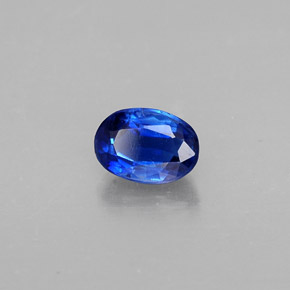 0.71 ct Blue Kyanite Stone, Natural Kyanite in Oval Facet Shape for Sale