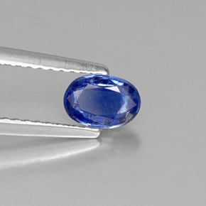 0.61 ct Blue Kyanite Stone, Natural Kyanite in Oval Facet Shape for Sale