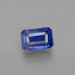 0.82 ct Blue Kyanite Gemstone, Kyanite Gem in Octagon Facet Shape for Sale.