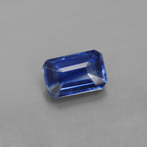 0.65 ct Blue Kyanite Gemstone, Kyanite Gem in Octagon Facet Shape for Sale.