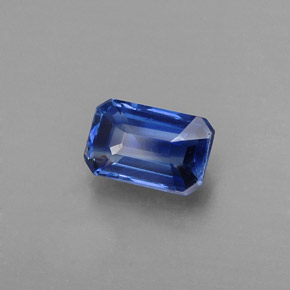 0.65 ct Blue Kyanite Stone, Natural Kyanite in Octagon Facet Shape for Sale