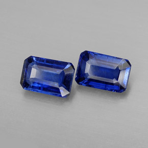 1.52 ct Blue Kyanite Stone, Natural Kyanite in Octagon Facet Shape for Sale