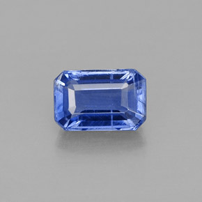 0.83 ct Blue Kyanite Gemstone, Kyanite Gem in Octagon Facet Shape for Sale.