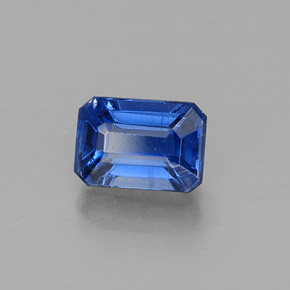 1.01 ct Blue Kyanite Gemstone, Kyanite Gem in Octagon Facet Shape for Sale.