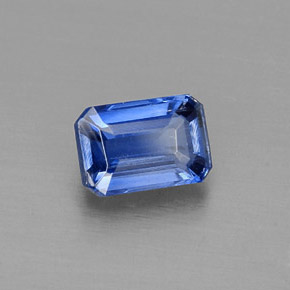 0.77 ct Blue Kyanite Stone, Natural Kyanite in Octagon Facet Shape for Sale