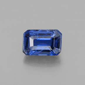 0.88 ct Blue Kyanite Gemstone, Kyanite Gem in Octagon Facet Shape for Sale.