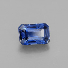 0.88 ct Blue Kyanite Stone, Natural Kyanite in Octagon Facet Shape for Sale