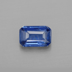 0.58 ct Blue Kyanite Gemstone, Kyanite Gem in Octagon Facet Shape for Sale.