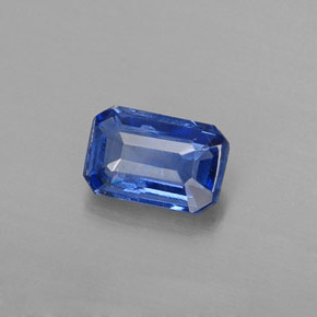 0.58 ct Blue Kyanite Stone, Natural Kyanite in Octagon Facet Shape for Sale