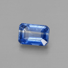 0.75 ct Blue Kyanite Stone, Natural Kyanite in Octagon Facet Shape for Sale