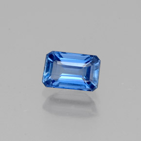 0.76 ct Blue Kyanite Stone, Natural Kyanite in Octagon Facet Shape for Sale