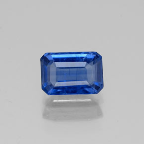 0.83 ct Blue Kyanite Gemstone, Kyanite Gem in Octagon Facet Shape for Sale.