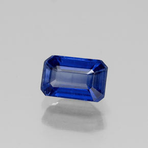 0.86 ct Blue Kyanite Stone, Natural Kyanite in Octagon Facet Shape for Sale