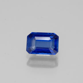 0.72 ct Blue Kyanite Gemstone, Kyanite Gem in Octagon Facet Shape for Sale.