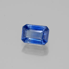 0.81 ct Blue Kyanite Stone, Natural Kyanite in Octagon Facet Shape for Sale