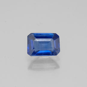 0.64 ct Blue Kyanite Gemstone, Kyanite Gem in Octagon Facet Shape for Sale.
