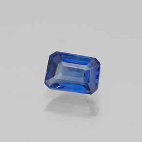 0.64 ct Blue Kyanite Stone, Natural Kyanite in Octagon Facet Shape for Sale