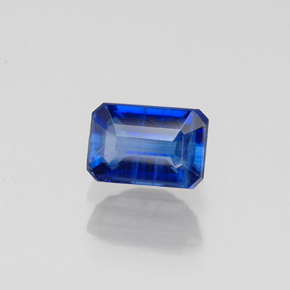 0.90 ct Blue Kyanite Stone, Natural Kyanite in Octagon Facet Shape for Sale