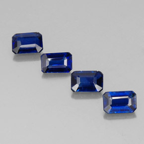 2.89 ct Blue Kyanite Gemstone, Kyanite Gem in Octagon Facet Shape for Sale.