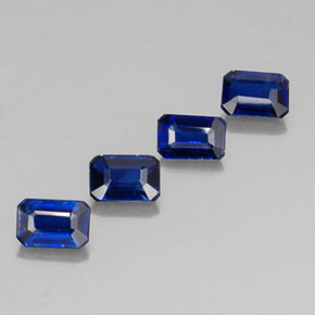 2.89 ct Blue Kyanite Stone, Natural Kyanite in Octagon Facet Shape for Sale