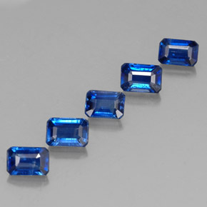 4.12 ct Blue Kyanite Stone, Natural Kyanite in Octagon Facet Shape for Sale