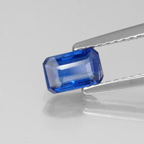0.72 ct Blue Kyanite Stone, Natural Kyanite in Octagon Facet Shape for Sale