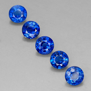 2.72 ct Blue Kyanite Gemstone, Kyanite Gem in Round Facet Shape for Sale.