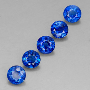 2.72 ct Blue Kyanite Stone, Natural Kyanite in Round Facet Shape for Sale