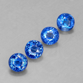 2.13 ct Blue Kyanite Stone, Natural Kyanite in Round Facet Shape for Sale
