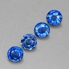 2.29 ct Blue Kyanite Stone, Natural Kyanite in Round Facet Shape for Sale