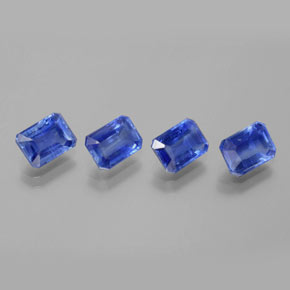 5.29 ct Blue Kyanite Stone, Natural Kyanite in Octagon Facet Shape for Sale