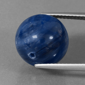 16.8ct Drilled Sphere Blue Kyanite Gem for sale 16.8ct Drilled Sphere Blue Kyanite Gem (ID: 447448)