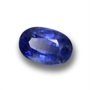 1.11 ct Blue Kyanite Stone, Natural Kyanite in Oval Facet Shape for Sale