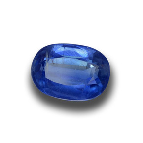 1.53 ct Blue Kyanite Stone, Natural Kyanite in Oval Facet Shape for Sale