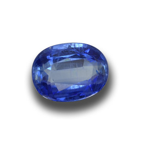 1.39 ct Blue Kyanite Stone, Natural Kyanite in Oval Facet Shape for Sale