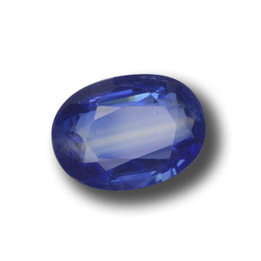 2.31 ct Blue Kyanite Stone, Natural Kyanite in Oval Facet Shape for Sale