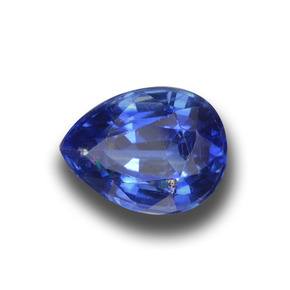 2.76 ct Blue Kyanite Stone, Natural Kyanite in Pear Facet Shape for Sale