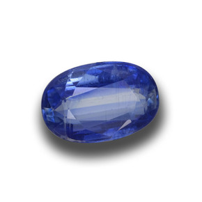 2.01 ct Blue Kyanite Stone, Natural Kyanite in Oval Facet Shape for Sale
