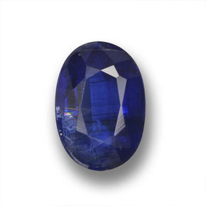 1.3ct Oval Facet Deep Blue Kyanite Gem for sale 1.3ct Oval Facet Deep Blue Kyanite Gem (ID: 459245)