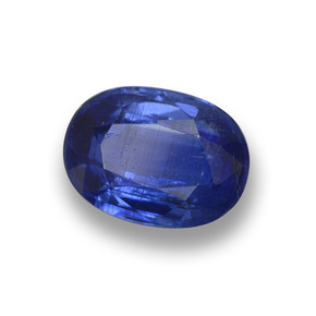 0.92 ct Blue Kyanite Stone, Natural Kyanite in Oval Facet Shape for Sale