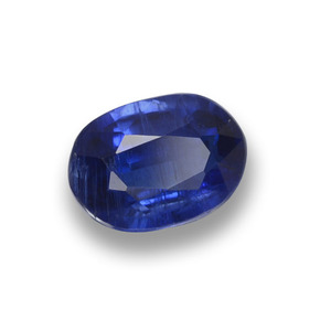 0.79 ct Blue Kyanite Stone, Natural Kyanite in Oval Facet Shape for Sale