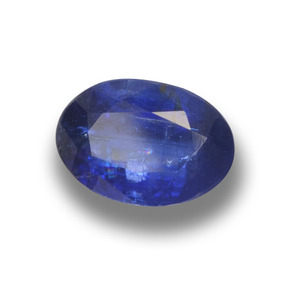 1.22 ct Blue Kyanite Stone, Natural Kyanite in Oval Facet Shape for Sale