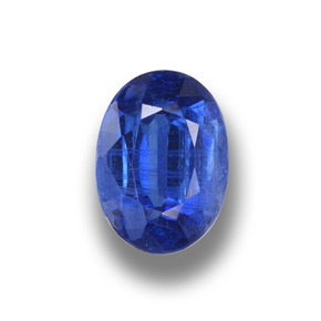 1.17 ct Blue Kyanite Gemstone, Kyanite Gem in Oval Facet Shape for Sale.