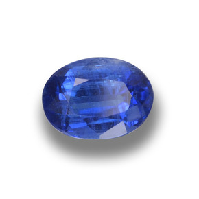 1.17 ct Blue Kyanite Stone, Natural Kyanite in Oval Facet Shape for Sale