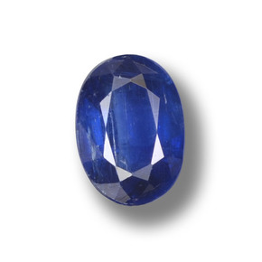 1.1ct Oval Facet Deep Blue Kyanite for sale thumb image of 1.1ct Oval Facet Deep Blue Kyanite (ID: 459309)