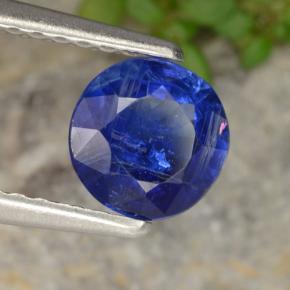 0.82 ct Blue Kyanite Stone, Natural Kyanite in Round Facet Shape for Sale