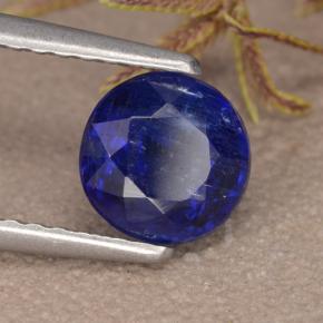 1.02 ct Blue Kyanite Stone, Natural Kyanite in Round Facet Shape for Sale