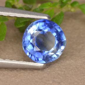 0.76 ct Blue Kyanite Stone, Natural Kyanite in Round Facet Shape for Sale