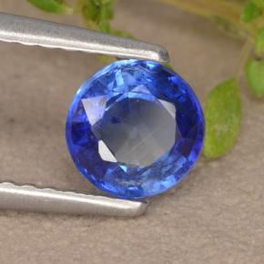 0.81 ct Blue Kyanite Stone, Natural Kyanite in Round Facet Shape for Sale